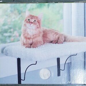 Whisker City Cat Foam & Plush Window Perch